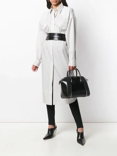 Shop Givenchy Studded Tote Bag - Black