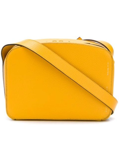 Shop Victoria Beckham Zip-around Camera Bag In Yellow