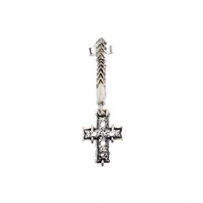 Shop Emanuele Bicocchi Sterling Silver Cross Earring