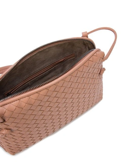 Shop Bottega Veneta Woven Shoulder Bag In Neutrals