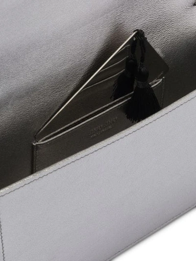 Shop Miu Miu Matelassé Shoulder Bag In Metallic