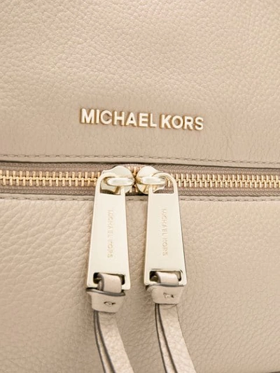 Shop Michael Michael Kors Classic Backpack In Neutrals