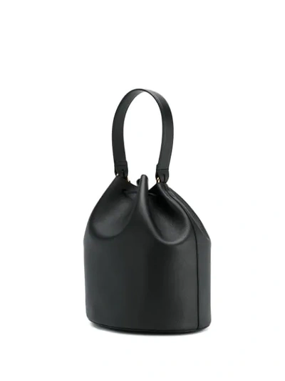 Shop Furla Corona Large Bucket Bag In Black