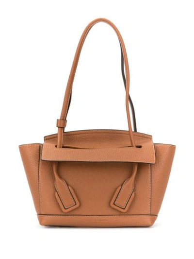 Shop Bottega Veneta Small Arco Top-handle Bag In Brown