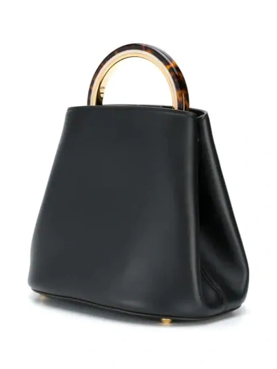 Shop Marni Pannier Tote Bag In Black