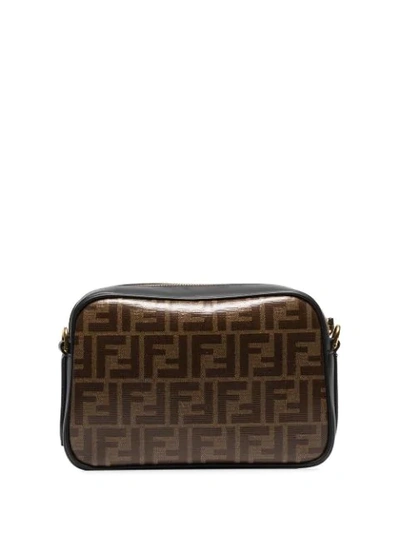 Shop Fendi Ff Motif Camera Bag - Brown