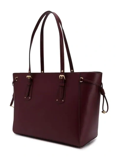 Shop Michael Michael Kors Voyager Tote In Red