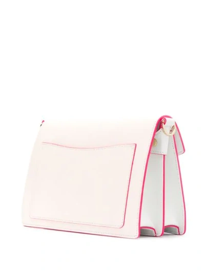 Shop Mcm Foldover Shoulder Bag - Pink