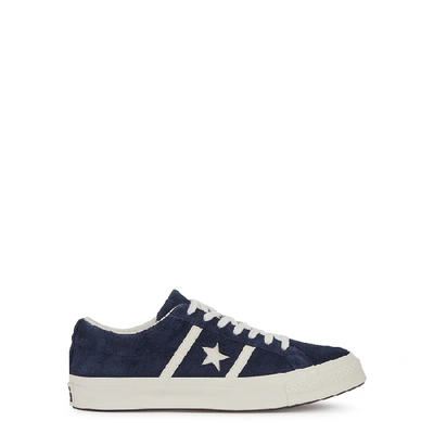 Shop Converse One Star Navy Suede Sneakers