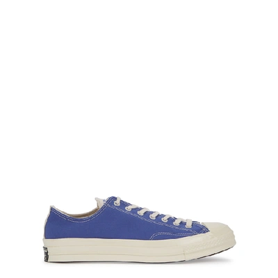 Shop Converse Chuck 70 Renew Blue Canvas Sneakers