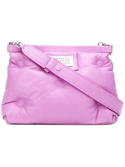 Shop Maison Margiela Glam Slam Medium Shoulder Bag - Purple