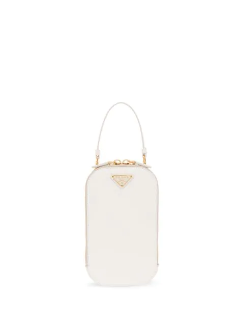 prada mini bag white