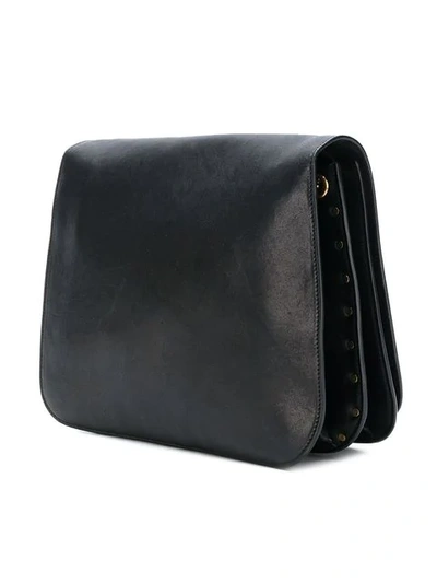 Shop Saint Laurent Betty Satchel Bag In Black