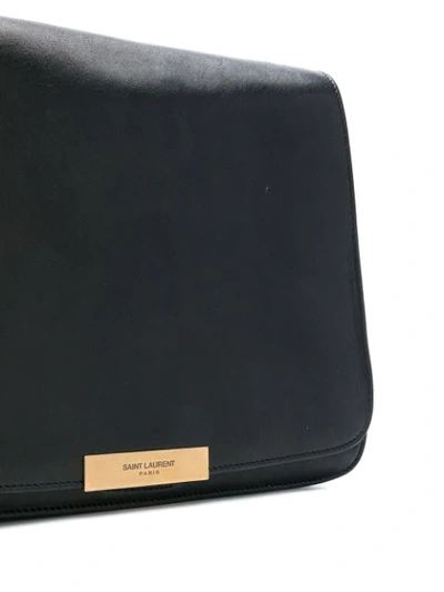 Shop Saint Laurent Betty Satchel Bag In Black