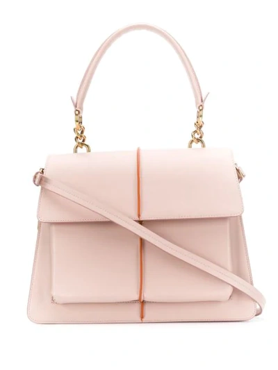 Shop Marni Large Attache Tote In Pink