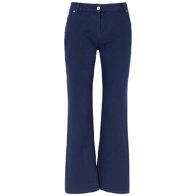 Shop Off-white Blue Flared Jeans