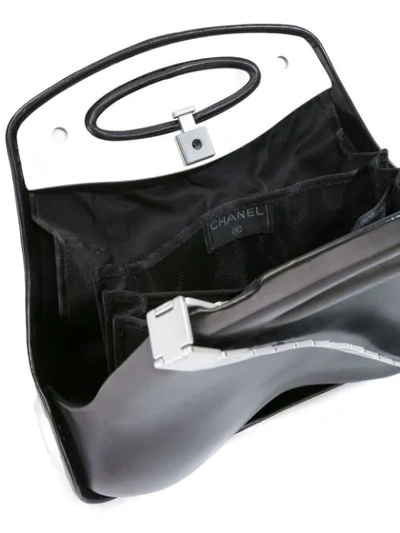 Pre-owned Chanel 1999's Structured Shoulder Bag In Black