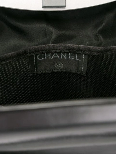 Pre-owned Chanel 1999's Structured Shoulder Bag In Black