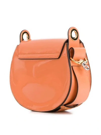 Shop Chloé Small Tess Satchel In Orange