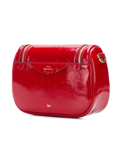Shop Anya Hindmarch Vere Small Satchel Bag - Red