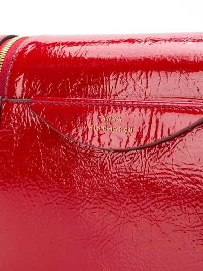 Shop Anya Hindmarch Vere Small Satchel Bag - Red
