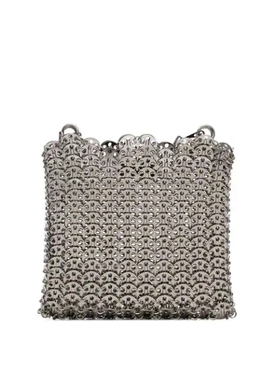 Shop Paco Rabanne 1969 Iconic Chain Shoulder Bag In Metallic