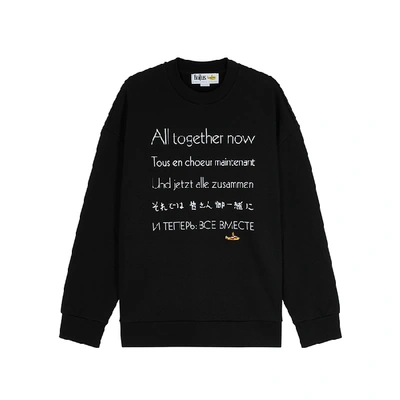 Shop Stella Mccartney X The Beatles Embroidered Cotton Sweatshirt