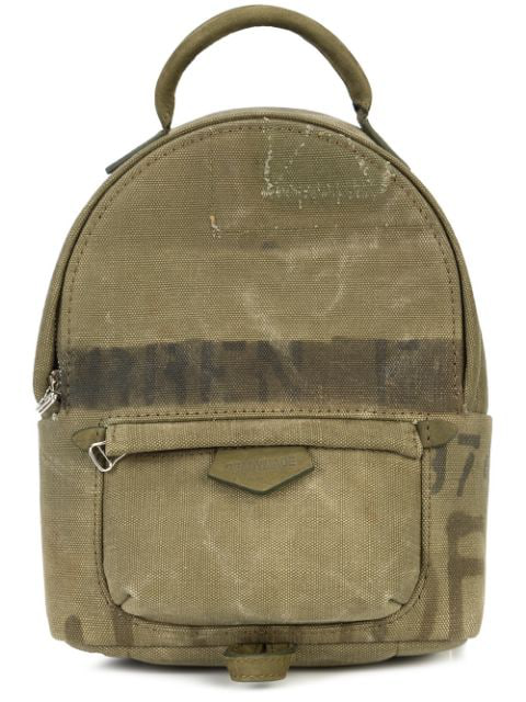 army green mini backpack