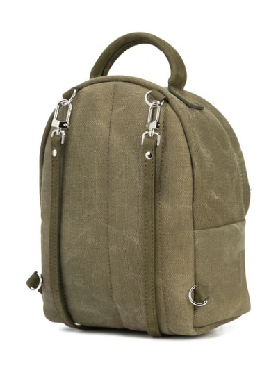 Shop Readymade Army Style Mini Backpack In Green