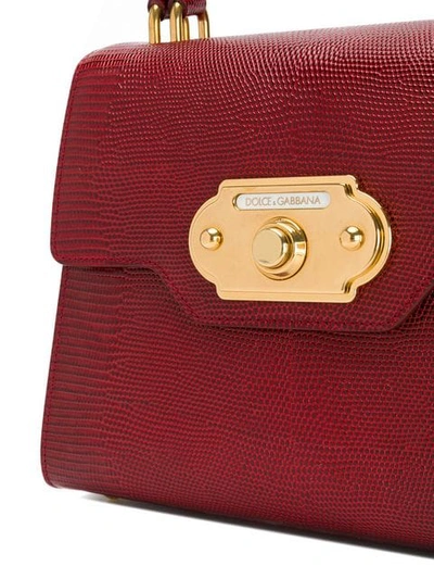 Shop Dolce & Gabbana Welcome Handbag In Red
