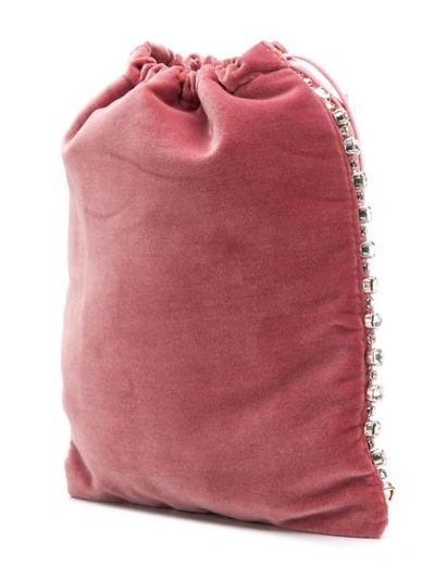 Shop Ca&lou Velvet Mini Bag - Pink