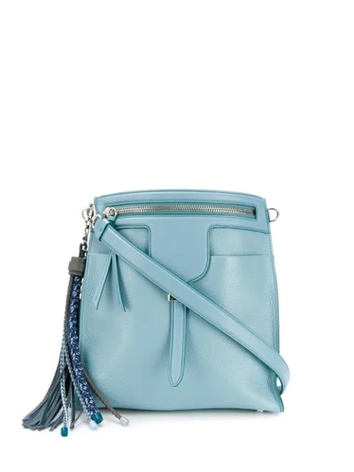 Shop Tod's Joy Shoulder Bag In Blue