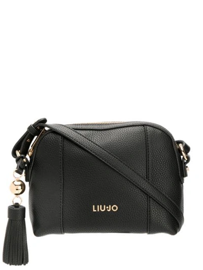 Shop Liu •jo Liu Jo Tassel Detail Crossbody Bag - Black