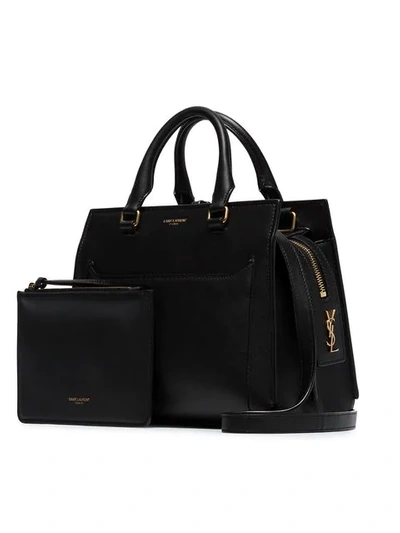 Shop Saint Laurent East Side Tote Bag In Black