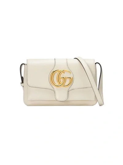 Shop Gucci Arli Small Shoulder Bag In White