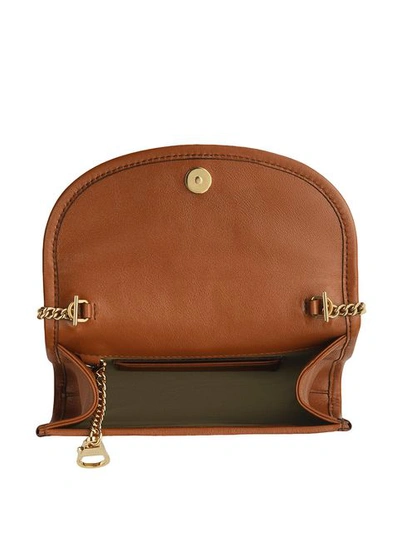 Shop Gucci Rajah Mini Bag In Brown