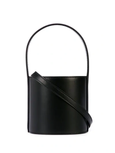 Shop Staud Small Bisset Bucket Bag In Black