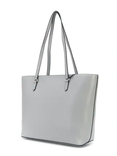 Shop Dkny Whitney Large Tote In Grey