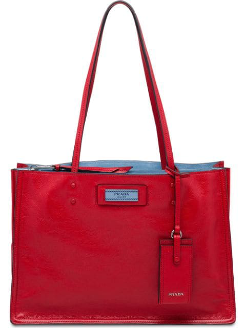 prada etiquette tote bag
