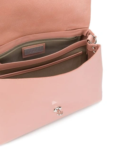 Shop Zanellato Double-lock Studded Bag - Pink