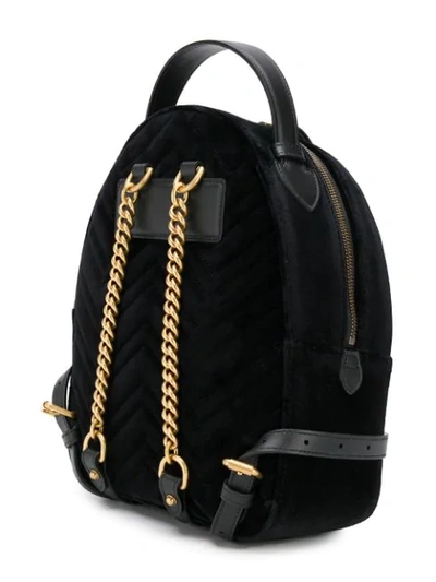 Shop Gucci Gg Marmont Star Backpack - Black