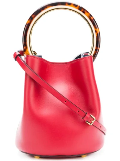 Shop Marni Mini Pannier Bag - Red