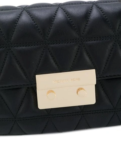 Shop Michael Michael Kors Sloan Small Shoulder Bag In Black