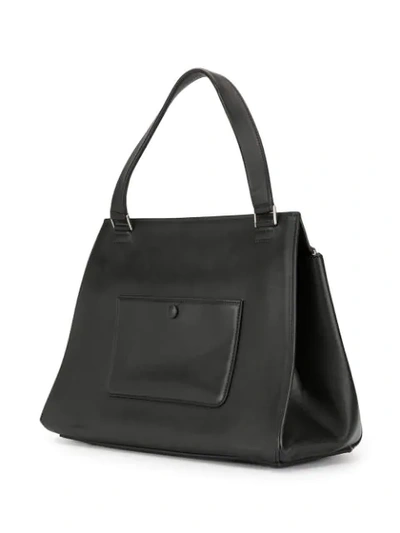 Pre-owned Celine Céline  Logos Hand Tote Bag - Black