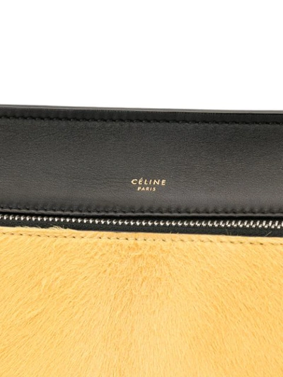 Pre-owned Celine Céline  Logos Hand Tote Bag - Black