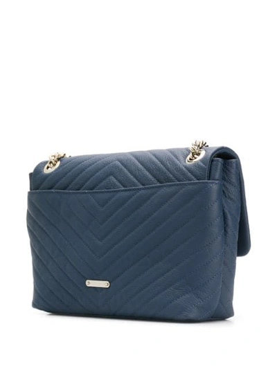 Shop Rebecca Minkoff Edie Quilted Shoulder Bag - Blue