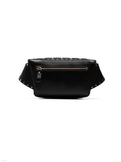 Shop Valentino Rockstud Spike Belt Bag In Black