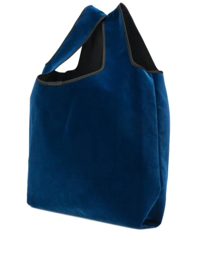 Shop Dolce & Gabbana Market Tote Bag In Blue