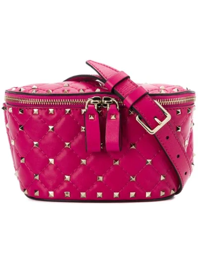 Shop Valentino Garavani Rockstud Spike Belt Bag In Pink