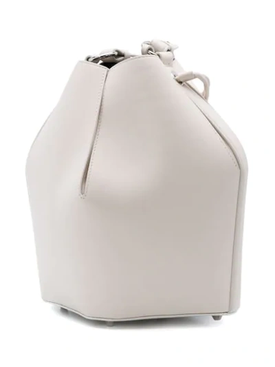 Shop Alexander Mcqueen Bucket Bag - White